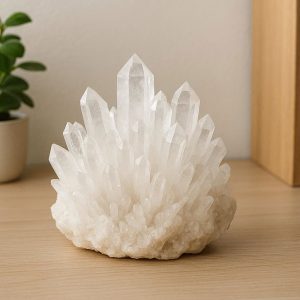 Crystal Quartz Cluster Natural Stone Decor for Desk and Shelf